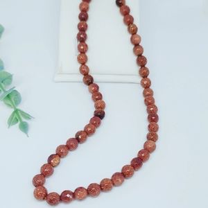 Gorgeous Faceted Goldstone necklace 😍